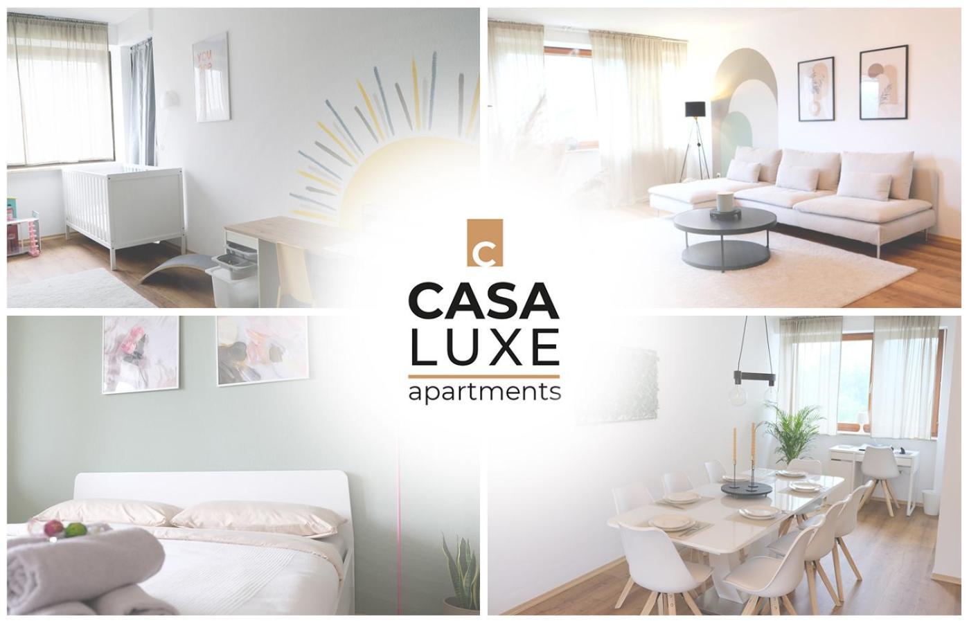 Casa Luxe - 120Qm - Zentral - Familienfreundlich - Parkplatz - 5Km Zum Legoland Apartment Guenzburg Luaran gambar